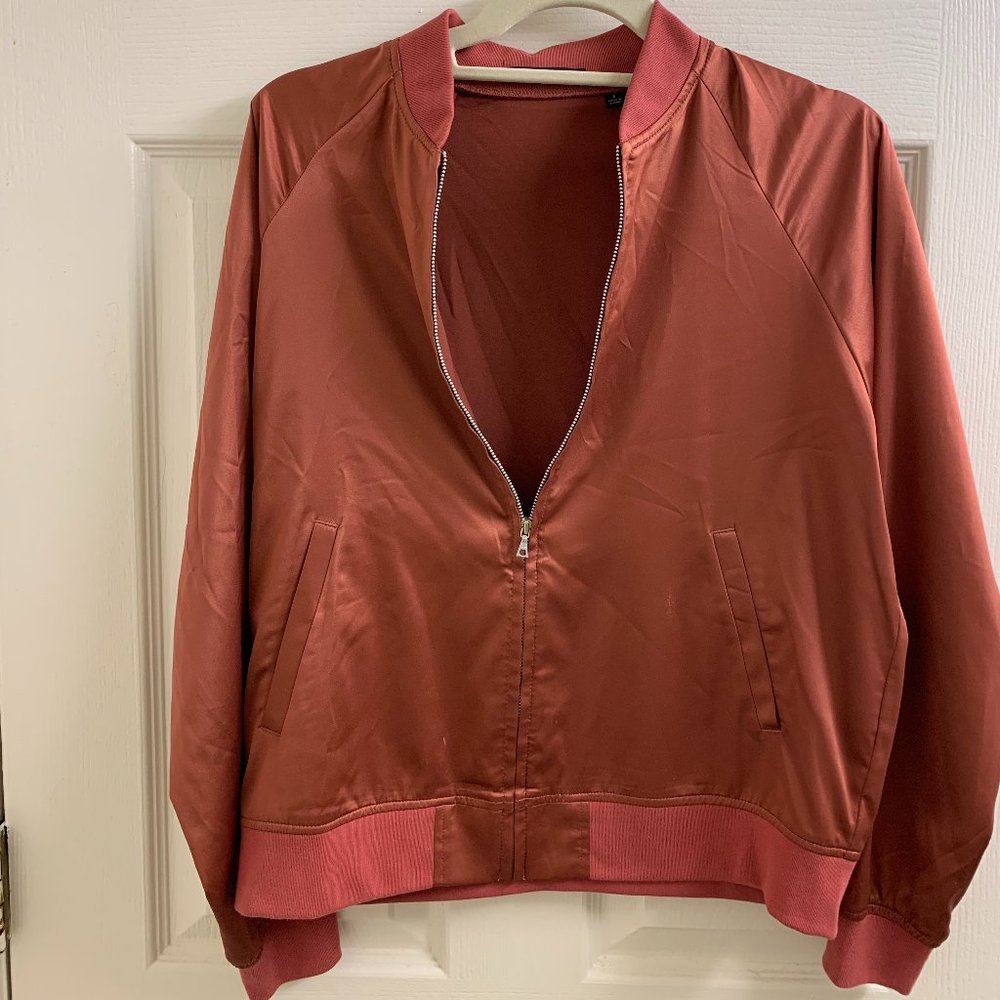 Uniqlo Rose Bomber Jacket